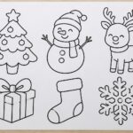 découvrez des dessins de noël faciles et mignons à imprimer ou à colorier gratuitement : sapins, cadeaux, lutins et autres motifs festifs pour petits et grands.