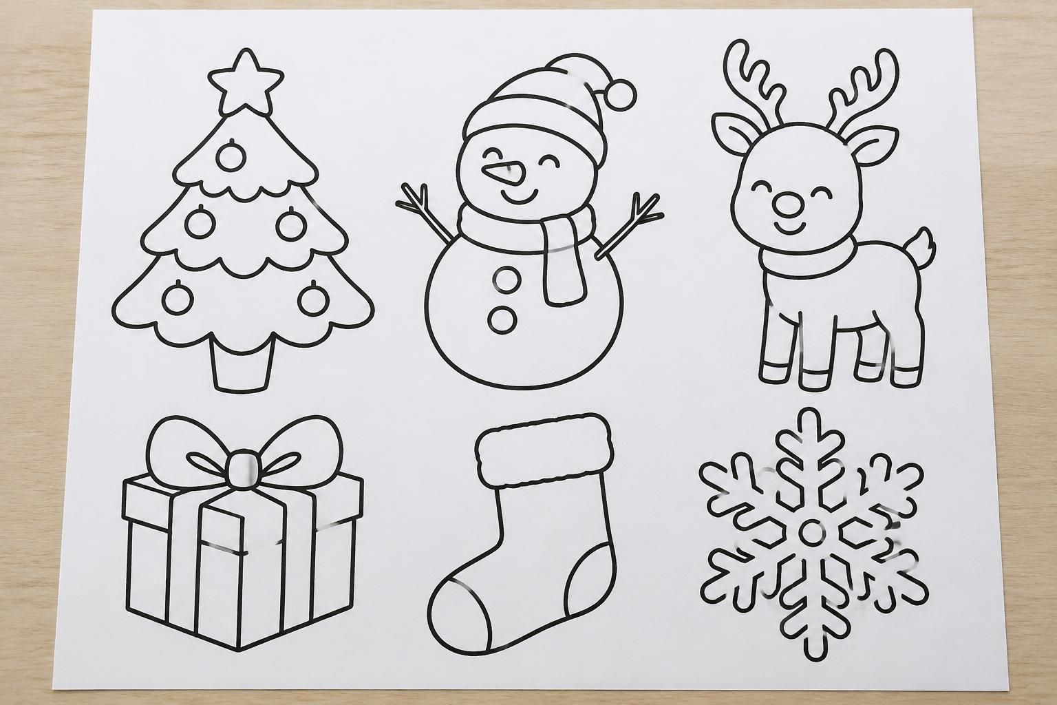 découvrez des dessins de noël faciles et mignons à imprimer ou à colorier gratuitement : sapins, cadeaux, lutins et autres motifs festifs pour petits et grands.