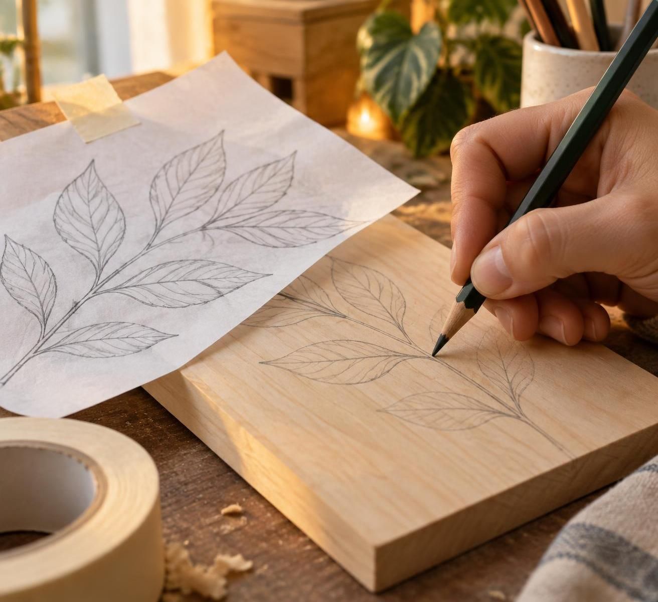 découvrez des méthodes simples pour décalquer un dessin sur du bois, du tissu ou une toile, même sans papier calque.