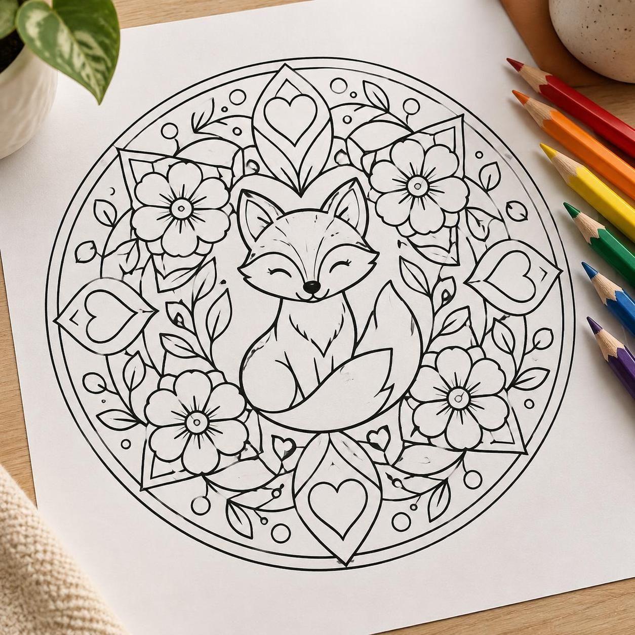 découvrez des mandalas faciles à dessiner et à imprimer : fleurs, animaux, cœurs et autres motifs pour créer et se détendre.