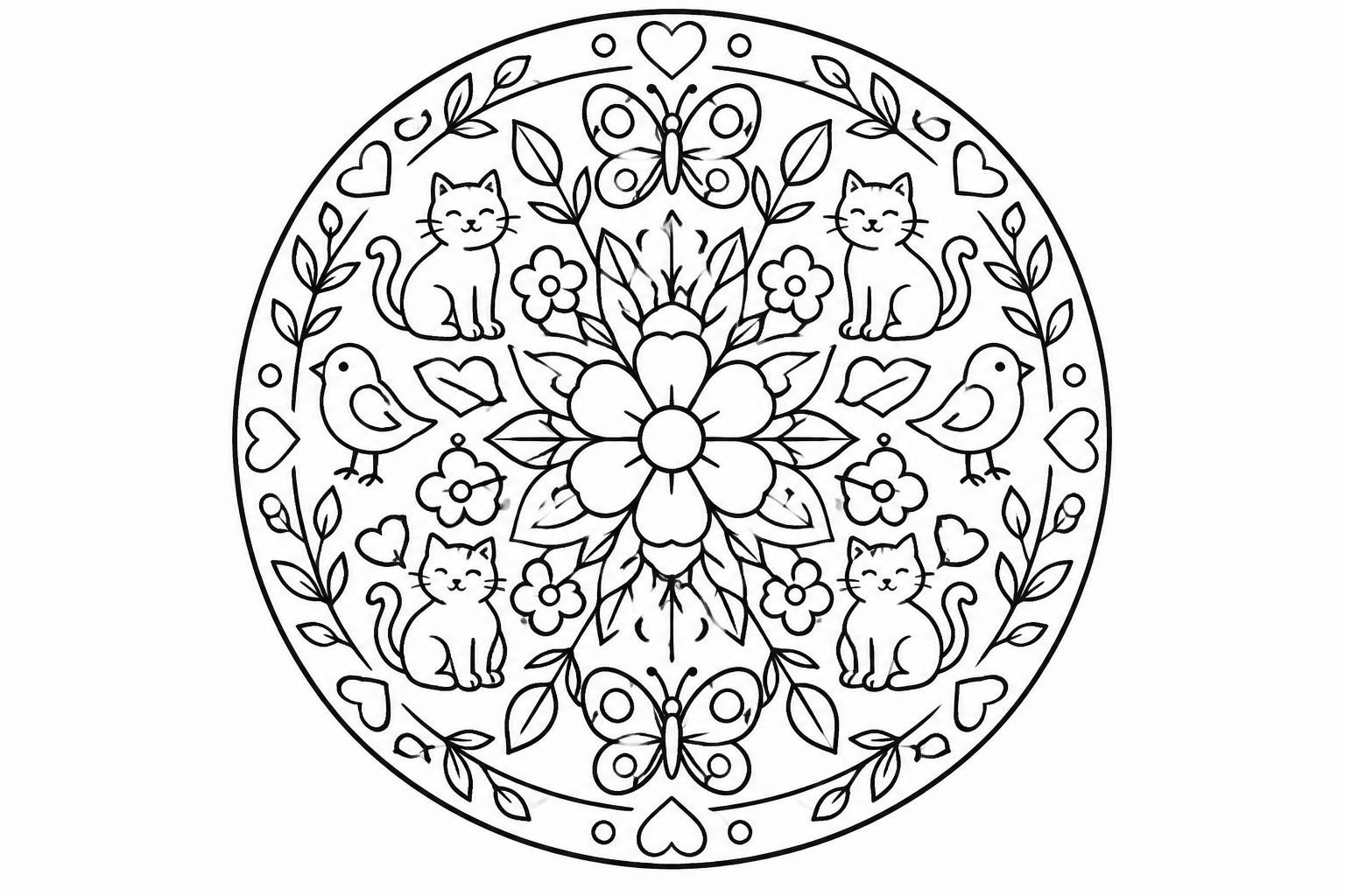 découvrez des modèles de mandalas faciles à dessiner et à imprimer : fleurs, animaux, cœurs et autres motifs pour un moment de détente créative.